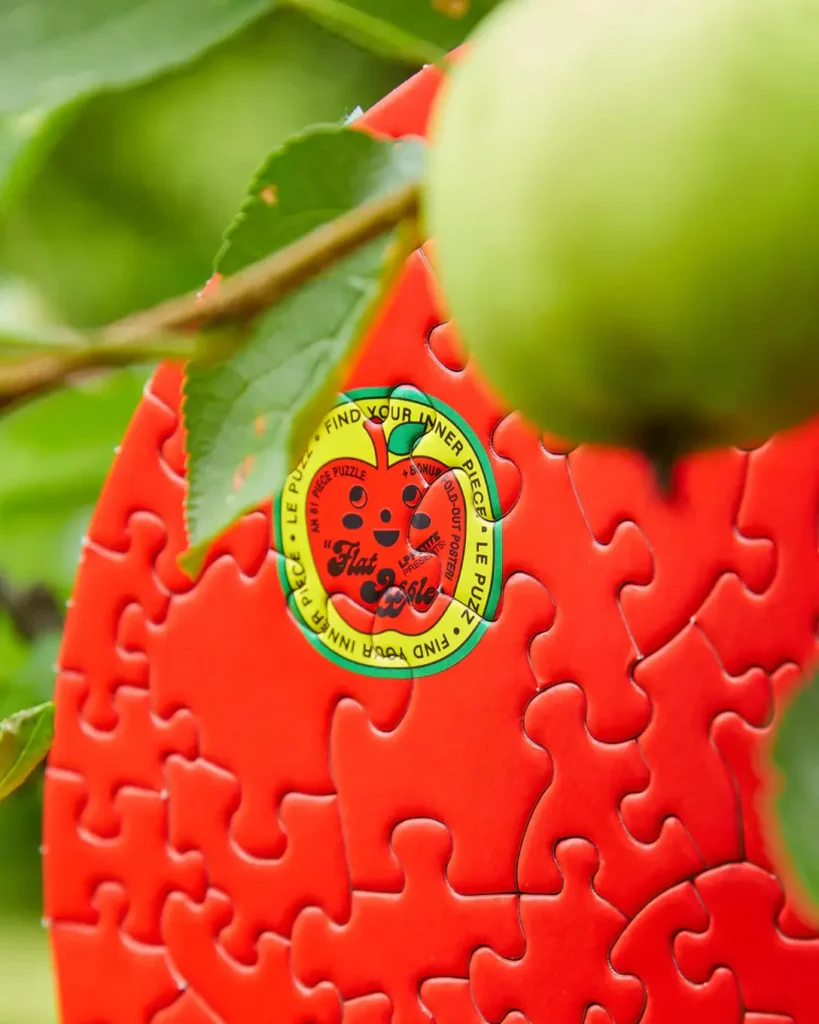Le Puzz Flat Apple Puzzle